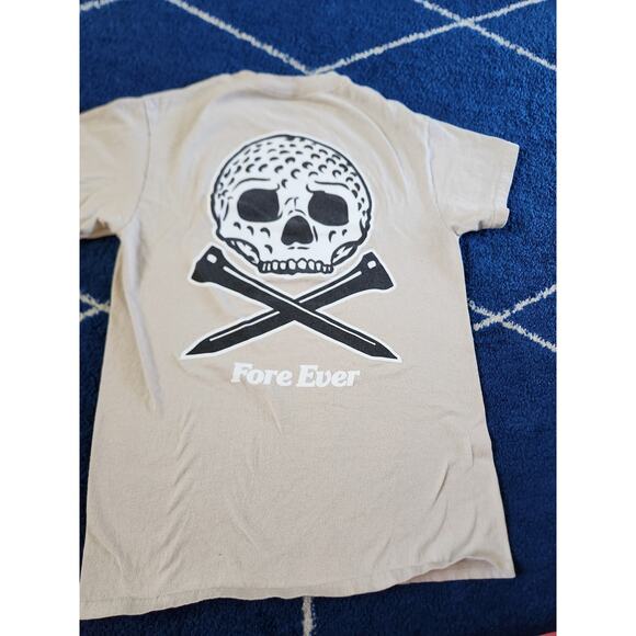 Fore Ever Unisex Skull Crew Neck Shirt S - Picture 1 of 7